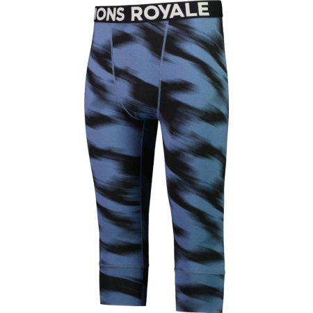 First layer merino Mons Royale Cascade Merino Flex 200 3/4 Blue Motion [2]