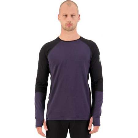 First Layer Merino Mons Royale Olympus LS Black / 9 Iron [1]