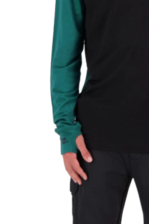 First Layer Merino Mons Royale Yotei LS Evergreen [3]