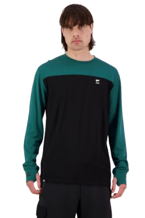 First Layer Merino Mons Royale Yotei LS Evergreen [1]