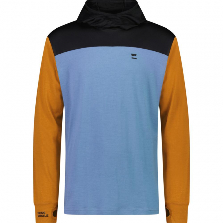 First Layer Merino Tech Mons Royale Hood Blue [0]