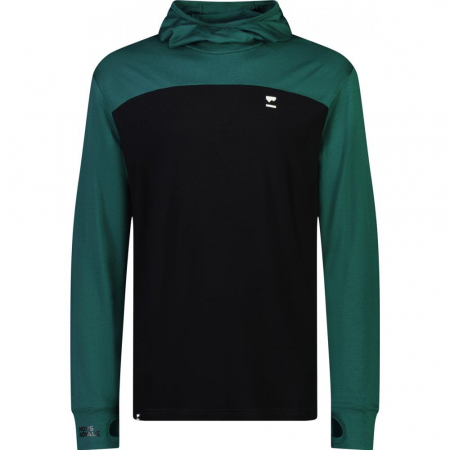 First Layer Merino Tech Mons Royale Hood Green [0]