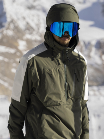 Geaca Armada Barbati Anorak Wetherill 2L Ins Olive Natural 15K [16]