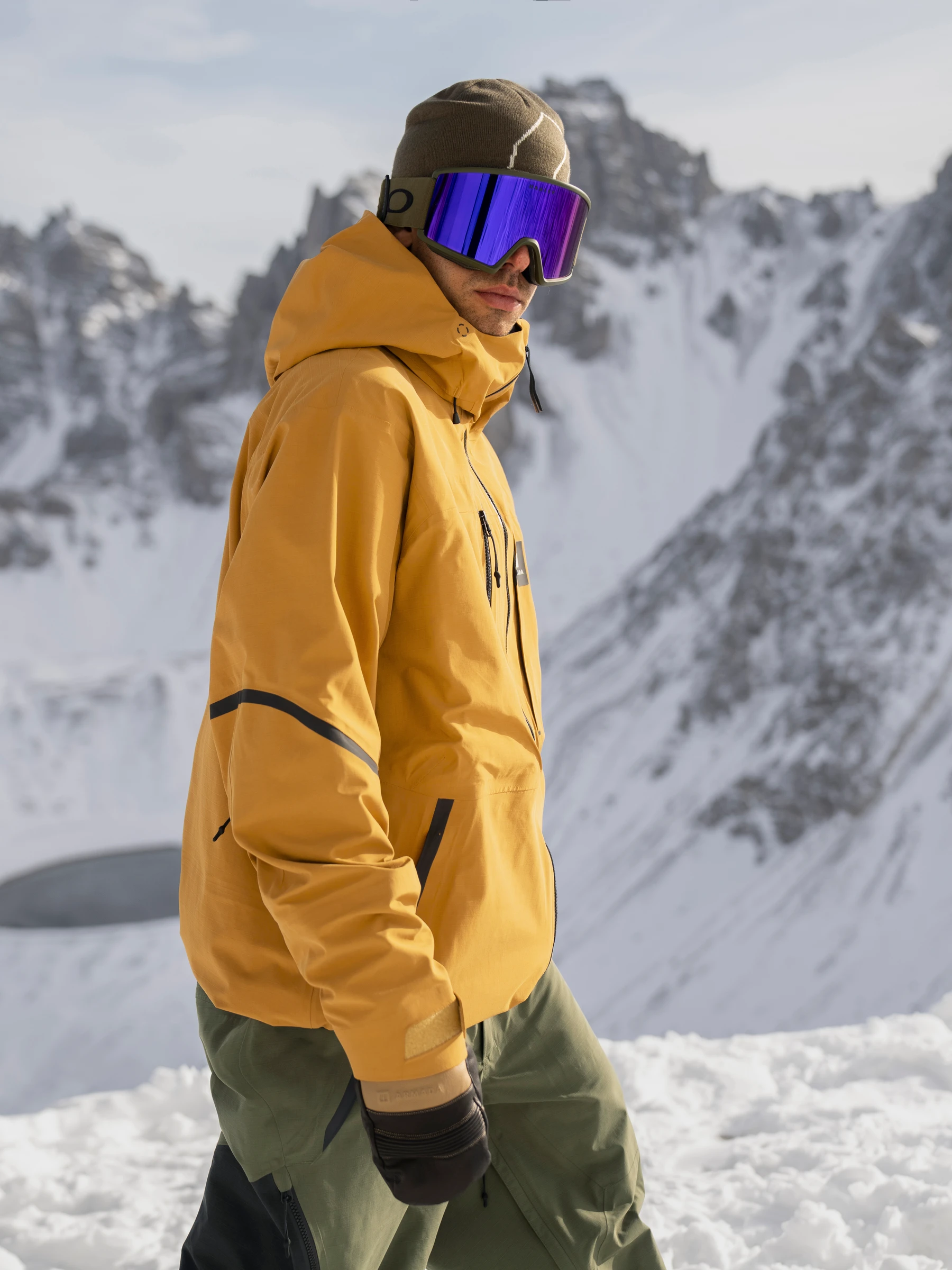 Geaca Armada Barbati Grands 3L Golden Brown 20K [7]