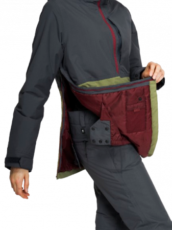 Geaca Armada Dama Castine Anorak Indigo Fatigue 10K [10]
