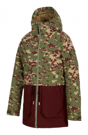 Geaca Armada Dama Lisbon Insulated Burgundy Fleck 10K [2]