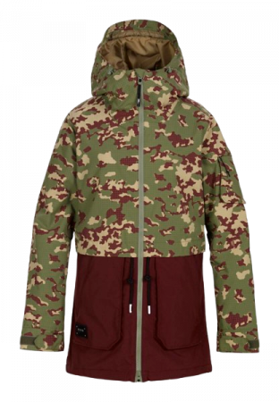 Geci - Geaca Armada Dama Lisbon Insulated Burgundy Fleck 10K
