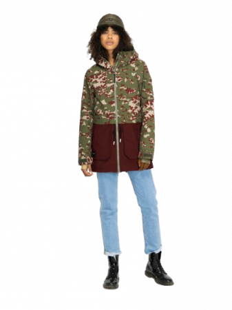 Geaca Armada Dama Lisbon Insulated Burgundy Fleck 10K [7]