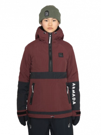 Geaca Armada Dama Rosalie 2L Insulated Anorak Burgundy/Black 10K [3]