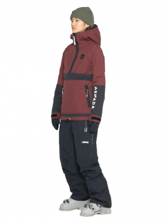Geaca Armada Dama Rosalie 2L Insulated Anorak Burgundy/Black 10K [5]
