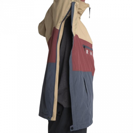 Geaca Armada Barbati Salisbury 2L Anorak Khaki/Burgundy 10K [6]