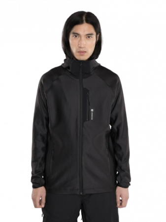 Midlayer Armada Tuckernot Grid Fleece Black [4]