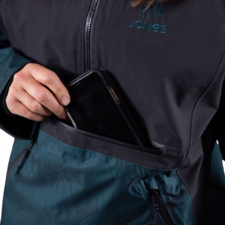 Geaca Hanorac Jones Dama MTN Surf Rec Pacific Teal 20K [8]