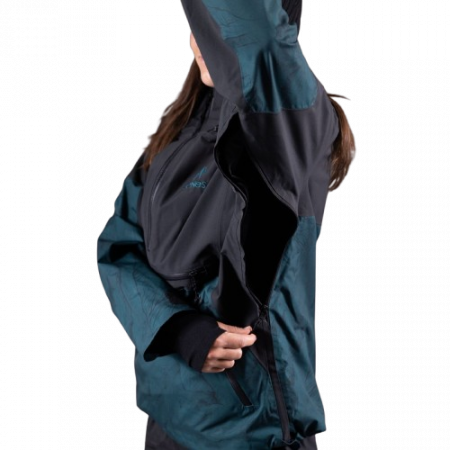 Geaca Hanorac Jones Dama MTN Surf Rec Pacific Teal 20K [6]