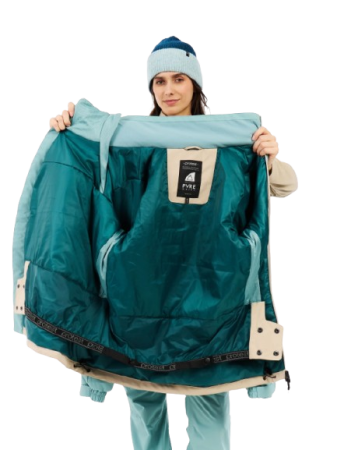 Geaca Hanorac Protest Femei PRTFall Glacial Blue 10K [3]