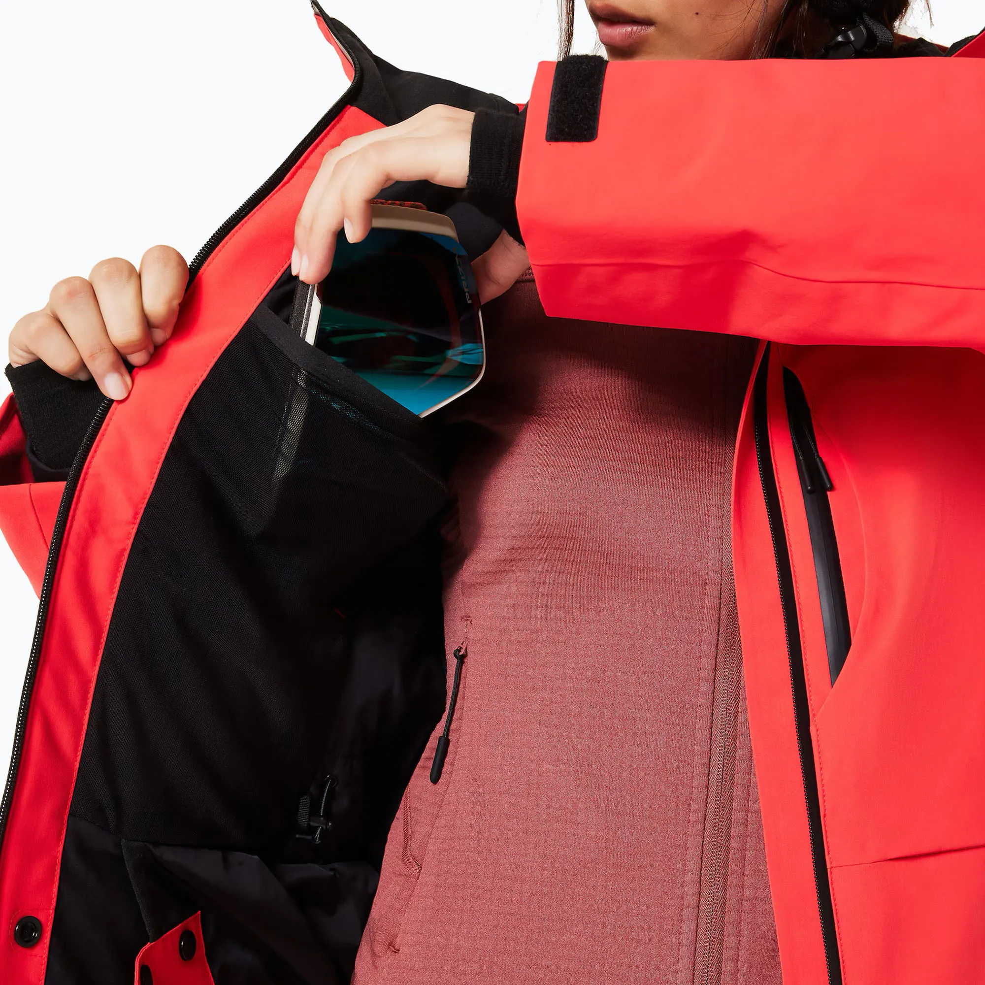 Geaca Oakley Femei Canopy Insulated Hibiscus Red 10K [8]