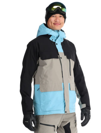 Kabátok - Icepeak Cale férfi síkabát Kék Szürke/Fekete 10K