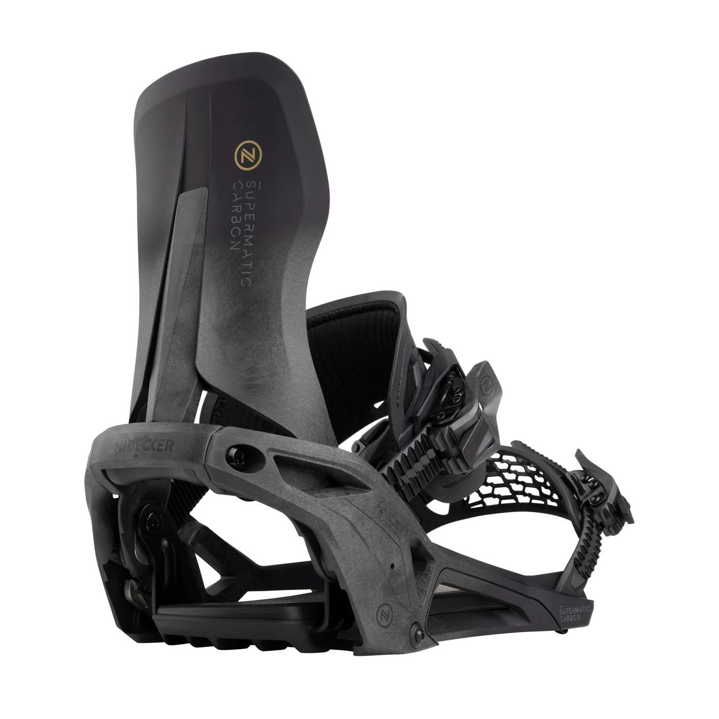 Legaturi snowboard - Legaturi Snowboard Nidecker Carbon Supermatic Black 25/26