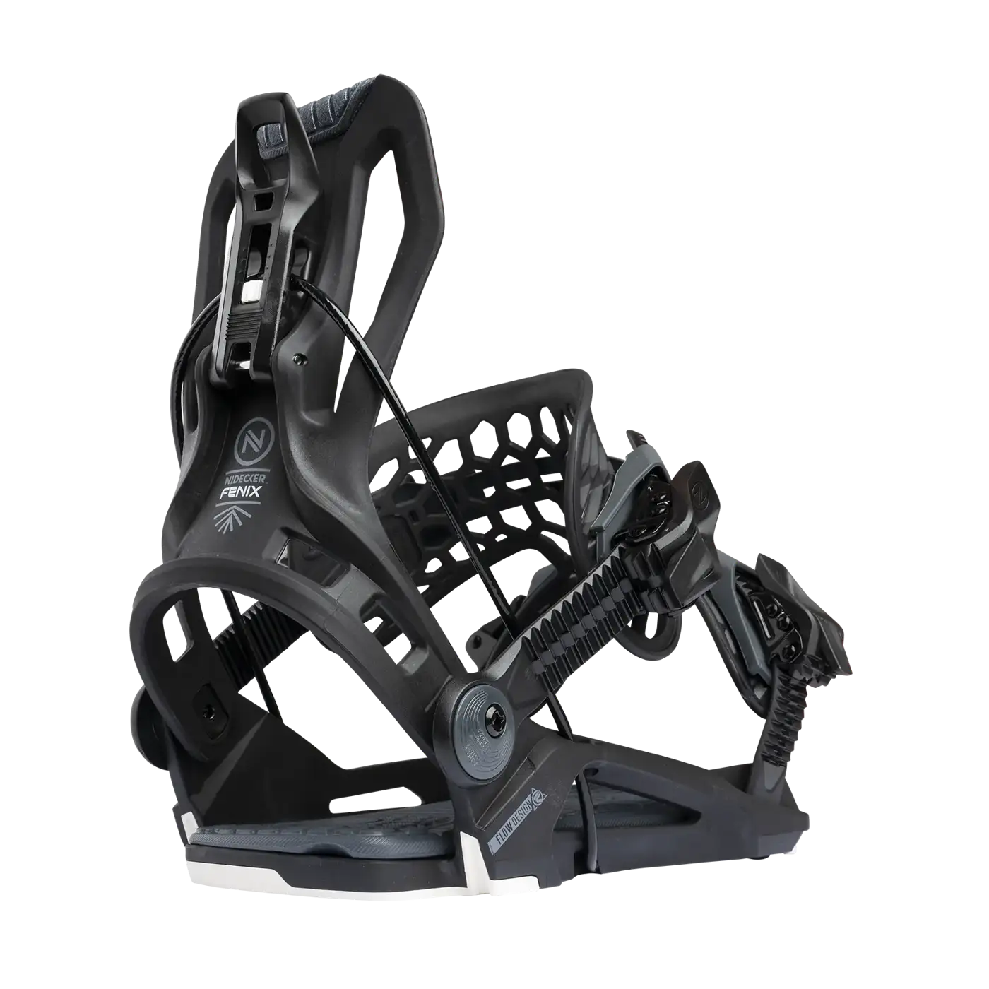 Legaturi snowboard - Legaturi Snowboard Nidecker Flow Fenix Black 25/26