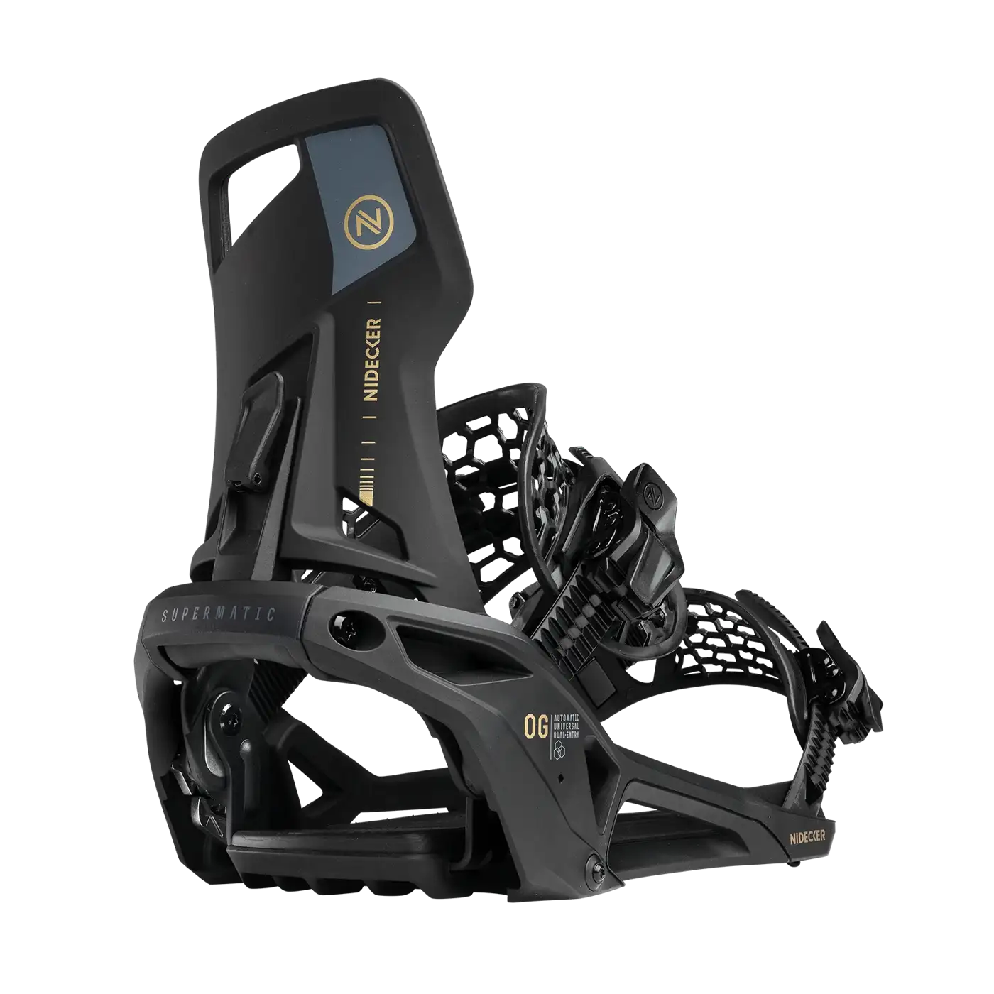 Legaturi snowboard - Legaturi Snowboard Nidecker OG Supermatic Black 25/26