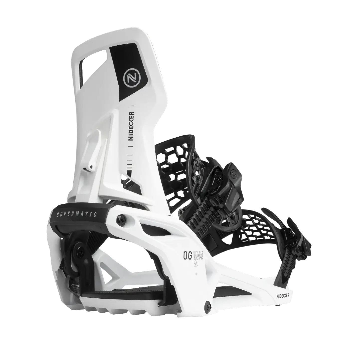 Legaturi snowboard - Legaturi Snowboard Nidecker OG Supermatic White 25/26