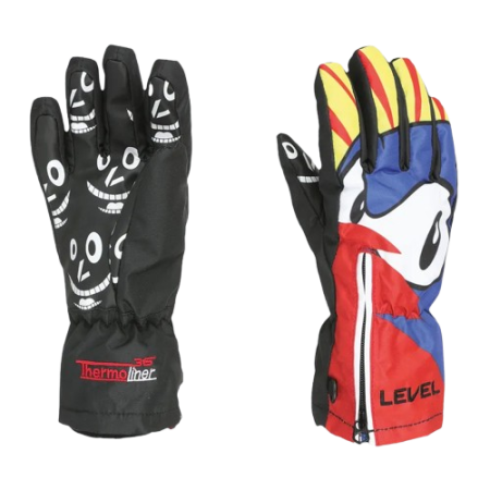 Manusi - Manusi Ski Copii Level Lucky Yellow-Blue