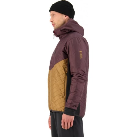 Geaca Merino Mons Royale M Arete Wool Insulation Hood Toffee Wine [4]