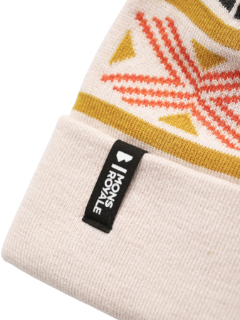 Caciula Mons Royale Pom Pom Oatmeal / Retro Red [1]