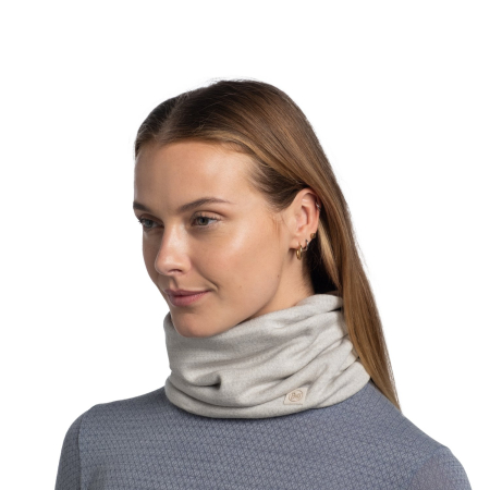 Neck Buff Adulti Merino Heavyweight Solid Cloud [2]
