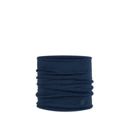 Neck-uri - Neck Buff Adulti Merino Heavyweight Solid Night Blue