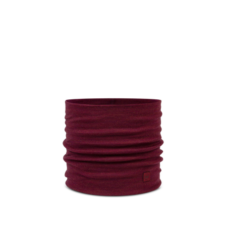 Neck-uri - Neck Buff Adulti Merino Heavyweight Solid Tibetan Red
