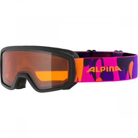 Snow Goggles - Ochelari Alpina Piney black-pink