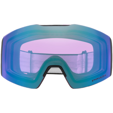 Ochelari Ski Oakley Fall Line M Matte Black Prizm Iced Iridium – ochelari cilindrici fara rama, cu tehnologie Ridgelock si lentile Prizm Snow Iced Iridium pentru vizibilitate maxima si confort pe partie. [1]