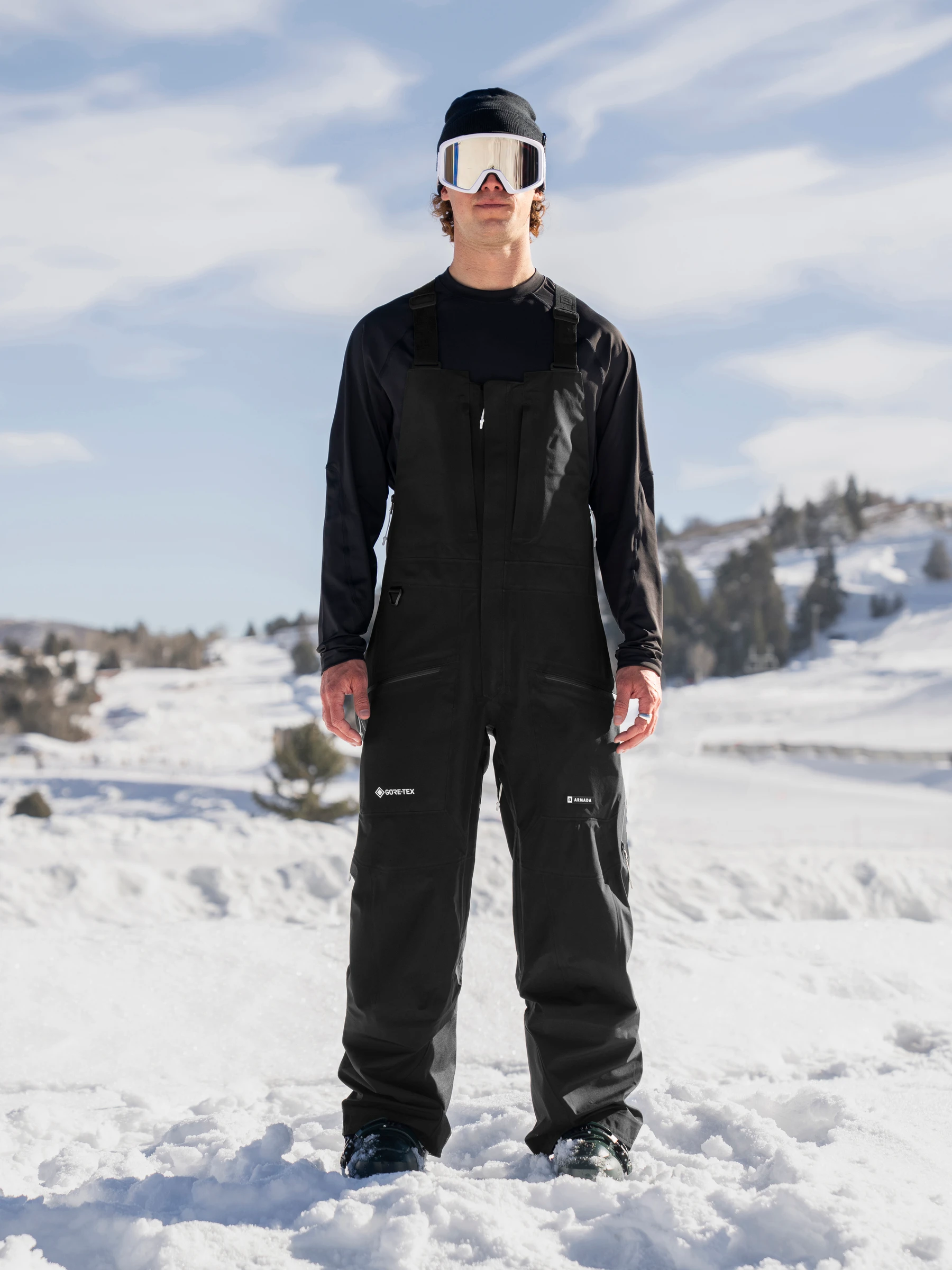 Pantaloni Bib Armada Barbati Coveted 3L Gore-Tex Black [1]