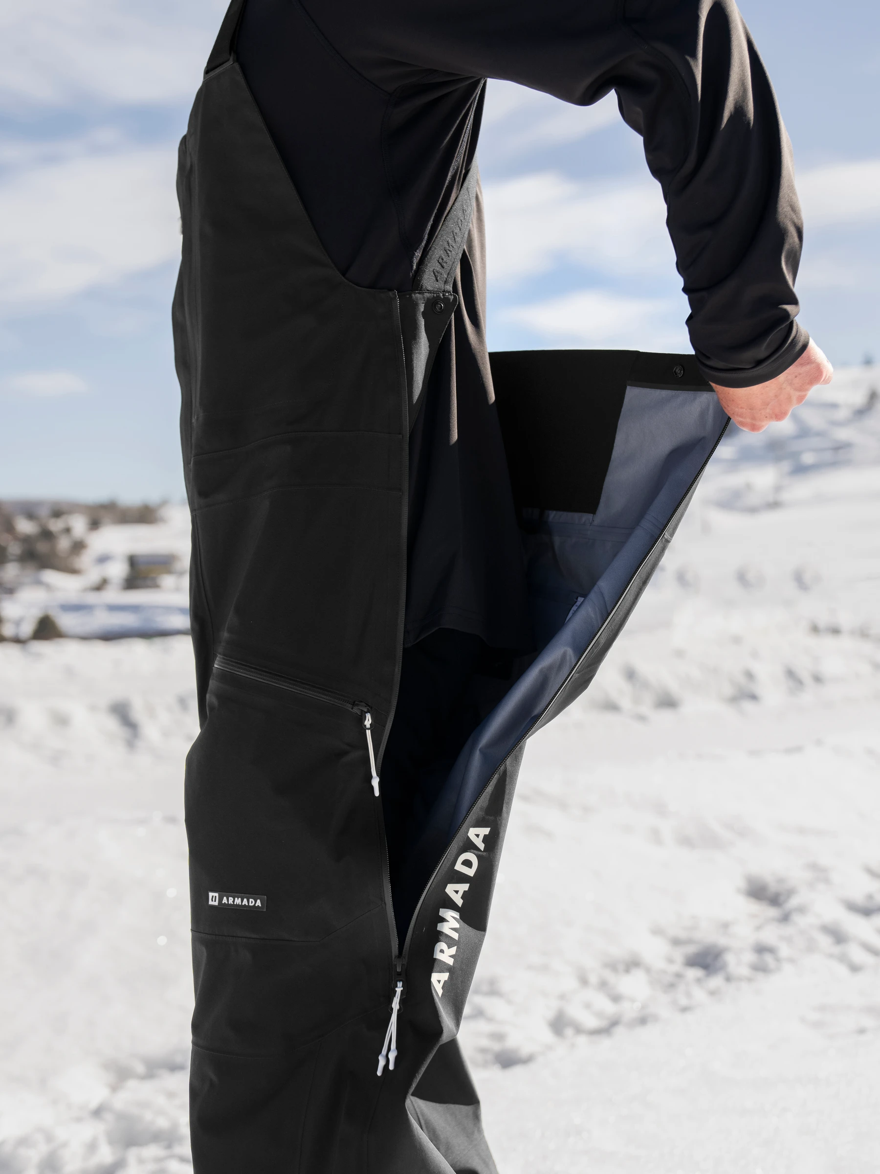 Pantaloni Bib Armada Barbati Coveted 3L Gore-Tex Black [5]