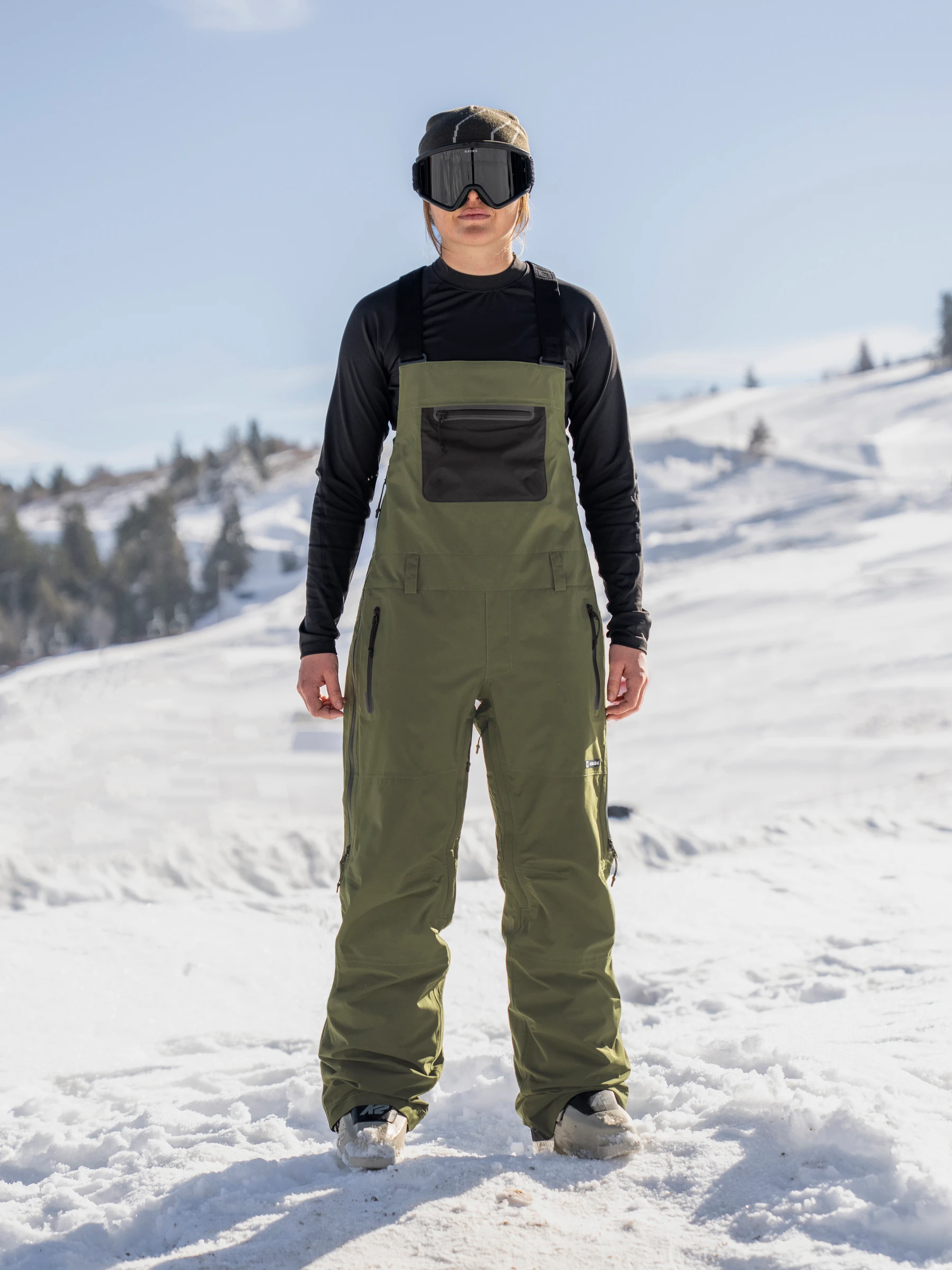 Pantaloni Bib Armada Barbati Pascore 2L Olive Black [8]