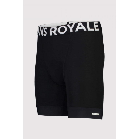 Pantaloni MTB - Pantaloni ciclism merino MONS ROYALE M ENDURO BIKE LINER BLACK