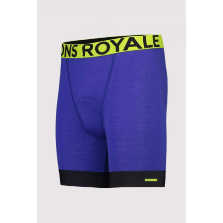 Pantaloni MTB - Pantaloni ciclism merino MONS ROYALE M ENDURO BIKE LINER ULTRA BLUE