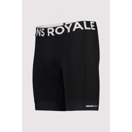 Pantaloni MTB - Pantaloni ciclism merino MONS ROYALE M EPIC BIKE LINER BLACK