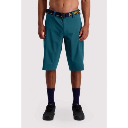 Pantaloni MTB - Pantaloni ciclism merino MONS ROYALE M VIRAGE BIKE DEEP TEAL