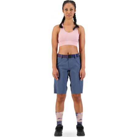 Pantaloni ciclism merino Mons Royale W Virage Bike Shorts Dark Denim [5]