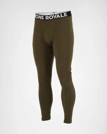 Promotii - Pantaloni de Corp Merino Mons Royale M Cascade Dark Olive