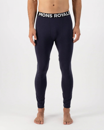 IMBRACAMINTE - Pantaloni de Corp Merino Mons Royale M Olympus Dew 9 Iron Black