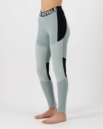 Promotii - Pantaloni de Corp Merino Mons Royale W Olympus Glacier Dew Black