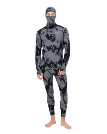 Pantaloni Mons Royale Barbati First Layer Cascade Pixel Grey [3]