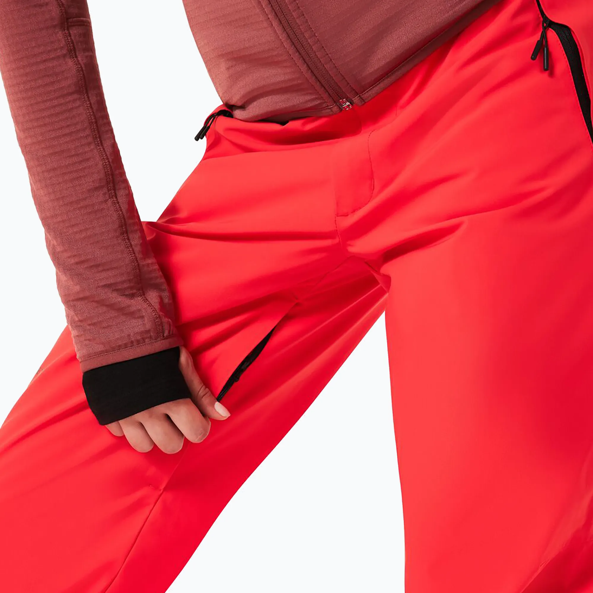 Pantaloni Oakley Femei Canopy Insulated Hibiscus Red 10K [3]