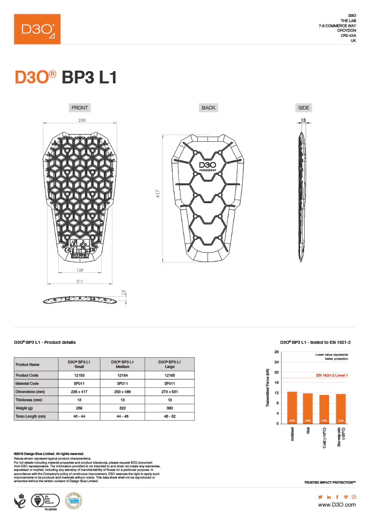 Protectie Demon Barbati Flex Force X V6 D3O XRD Top [6]