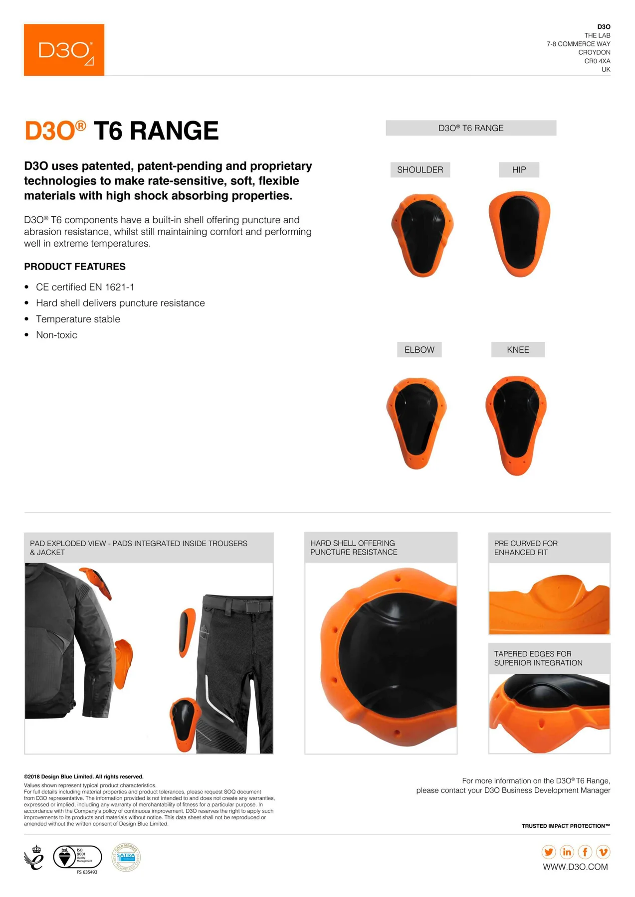 Protectie Demon Barbati Flex Force X V6 D3O XRD Top [9]