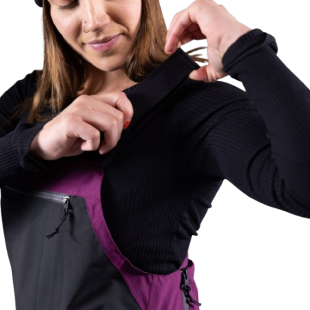 Salopeta Jones Bib Femei Mtn Surf Rec Deep Purple 20K [9]