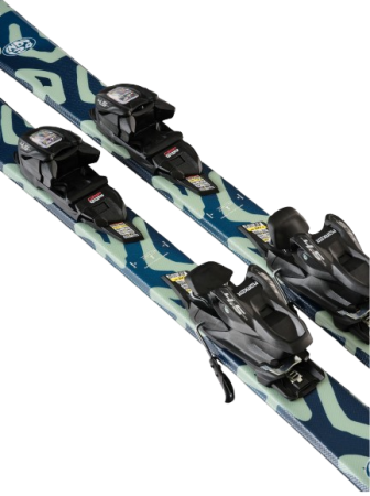 Ski K2 Indy + Legaturi Marker FDT 7.0 Copii 25/26 [3]